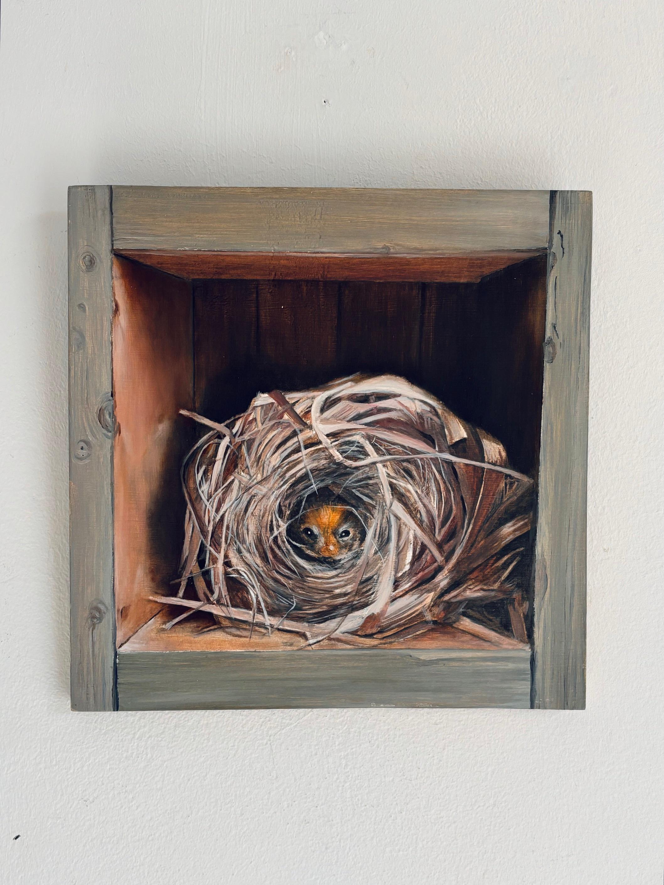 My Home- original realistisches Ölgemälde- zeitgenössische Kunst in der freien Natur – Painting von Lucinda Holland