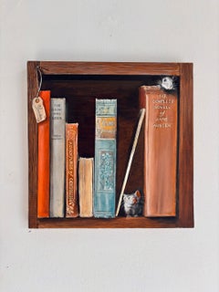 The Young Stowaways - original realism still life oil painting-contemporary art