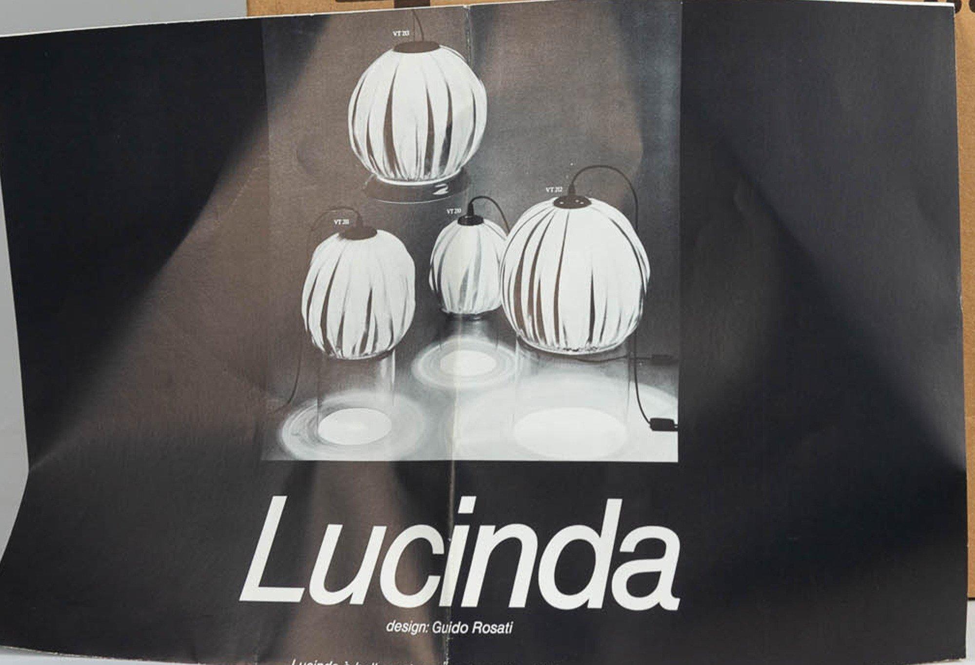 Lucinda table lamp by Guido Rosati for VeArt, 1970 1