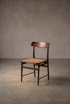 Lucio Chair by Sérgio Rodrigues, Rosewood and Cane, Brazil, 1956