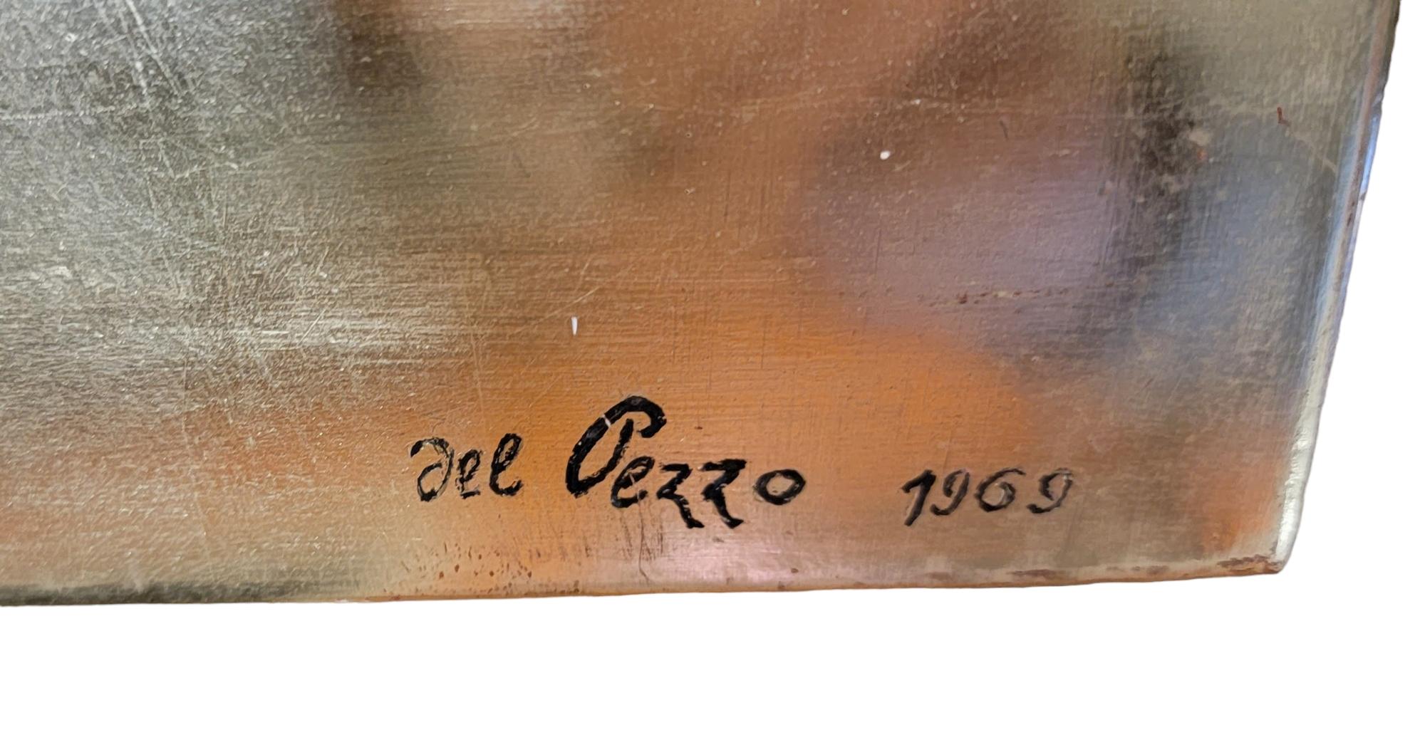 Lucio del Pezzo (Italian, 1933-2020)
Signed: del Pezzo 1969 (Lower, Right)

