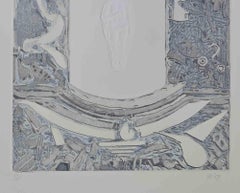 Decalogue N° 1 - Etching by Lucio Del Pezzo - 1970s