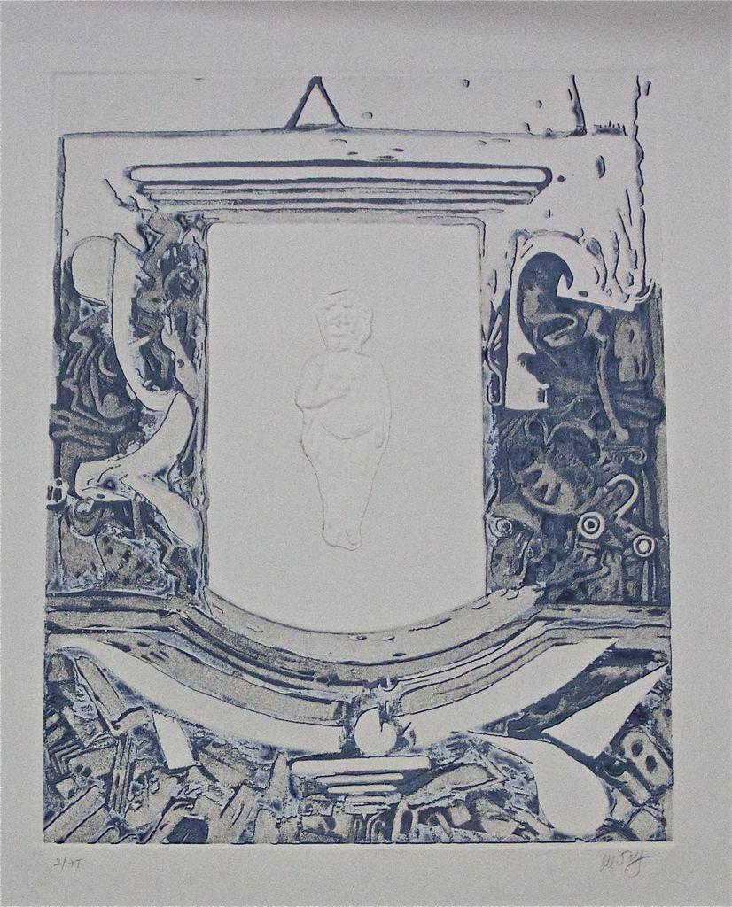 Decalogue N° 1 - Original Etching by L. Del Pezzo - 1976/78