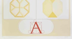 Decálogo N°9 - Aguafuerte de Lucio Del Pezzo - Años 70