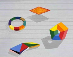 Untitled - Screenprint by Lucio Del Pezzo - 1990s