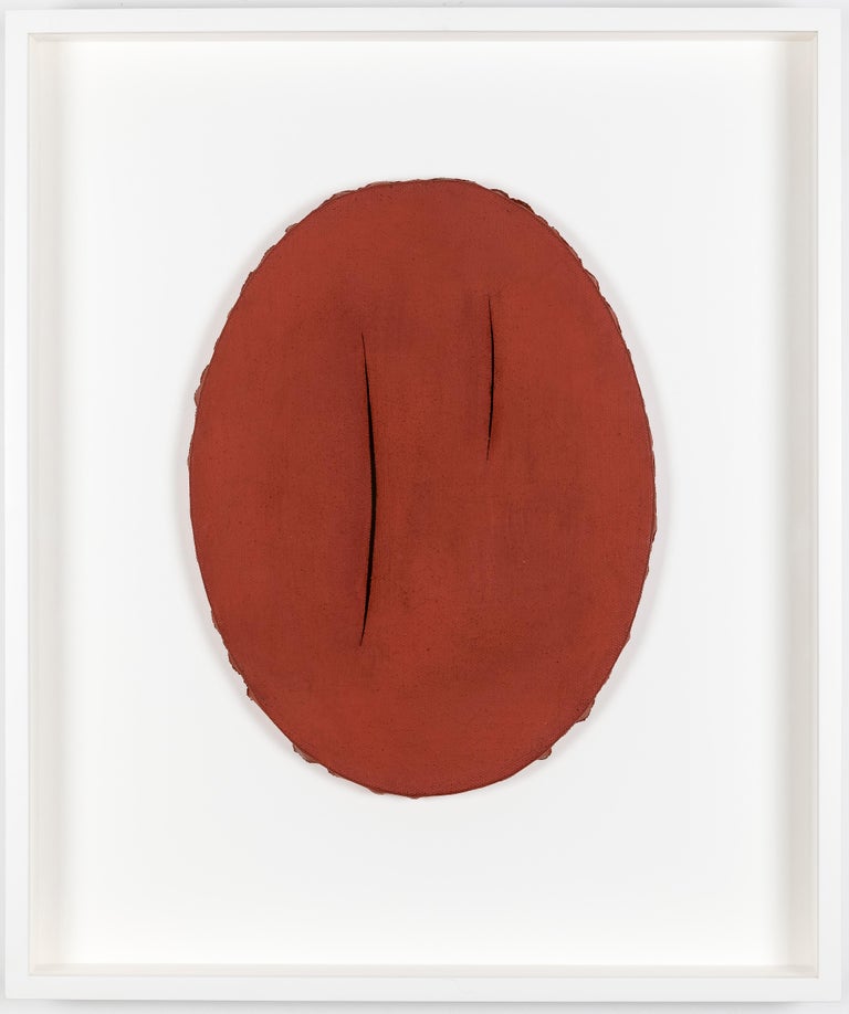 <i></noscript>Concetto Spaziale, I Quanta ca. 1960, by Lucio Fontana, offered by Stern Pissarro Gallery