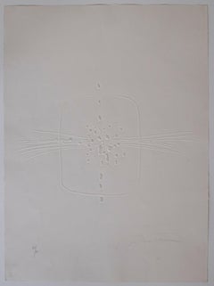 Komposition I von, ohne Titel - Italienische Konzeptuelle abstrakte Kunst, Spatialismus