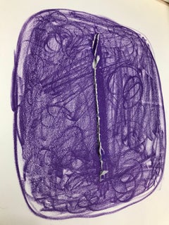 Lucio Fontana - Concetto Spaziale - lithographie avec gravure à la main réalisée par Fontana lui-même