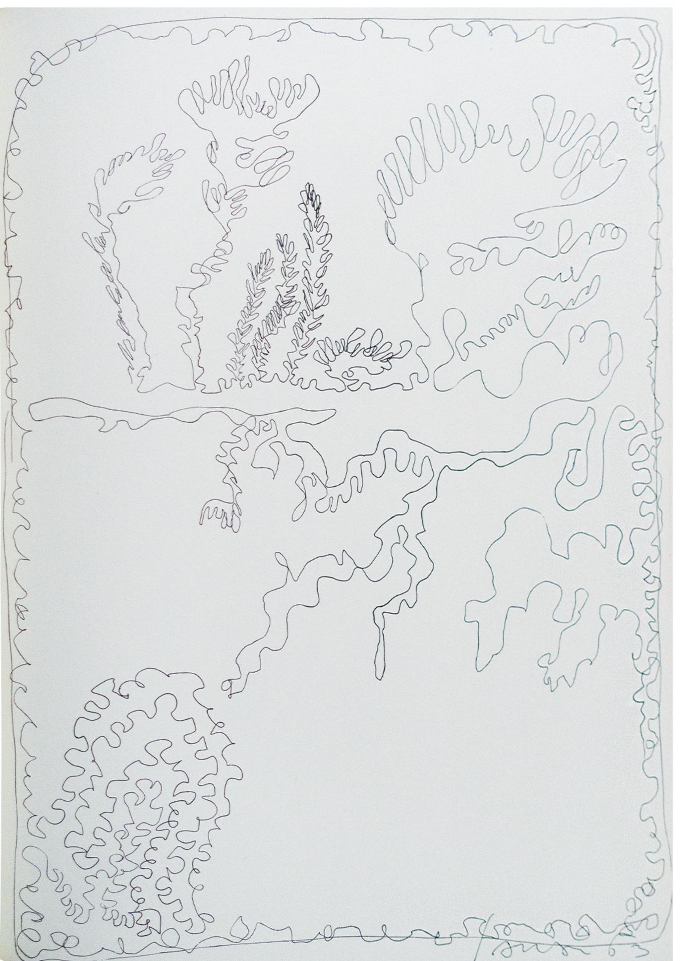 Spatial Concept from Six contes de La Fontaine, Spatialism, Print, Pink For Sale 4