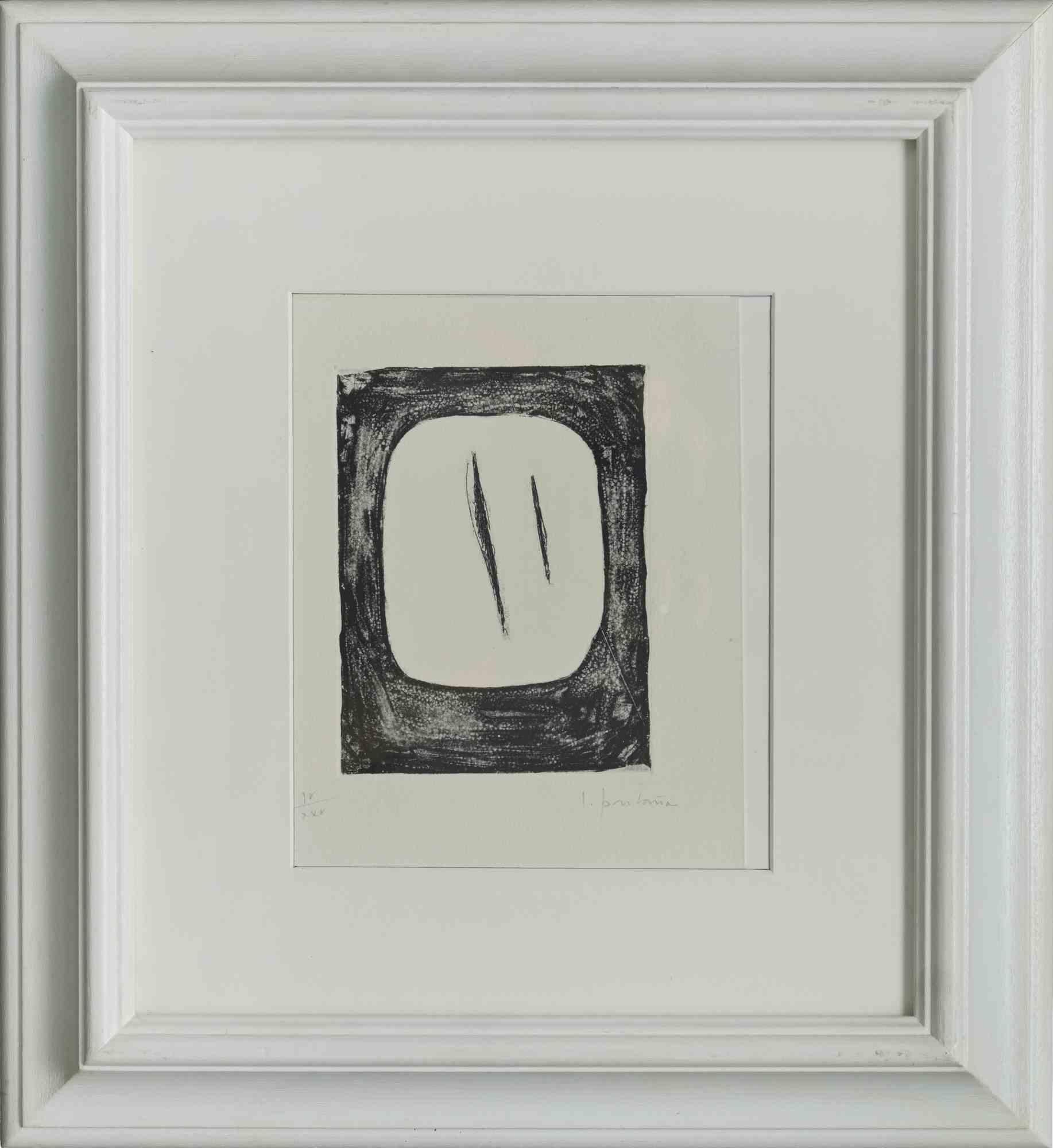 Concetto Spaziale - Lithograph by Lucio Fontana - 1962 For Sale 2