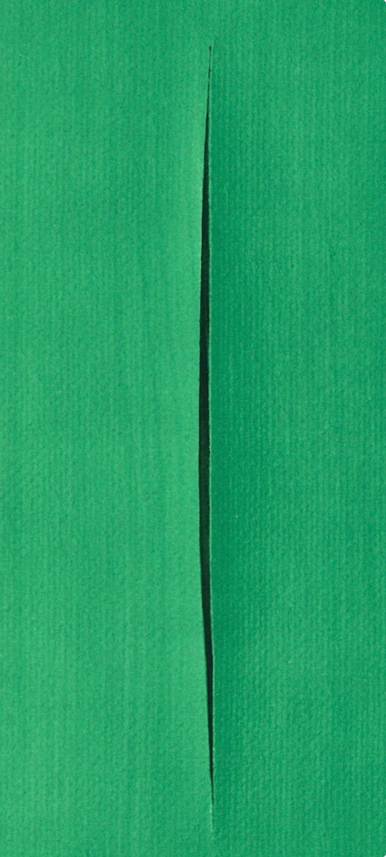 Concetto Spaziale, Sociedad Internacional de Arte del Siglo XX - Print de Lucio Fontana