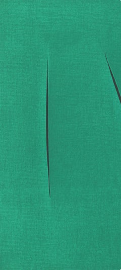 Fontana, Concetto Spaziale, San Lazzaro et ses Amis, XXe siècle (d'après)