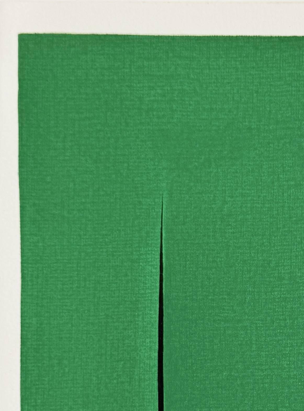 Concetto Spaziale - Moderne Art par Lucio Fontana