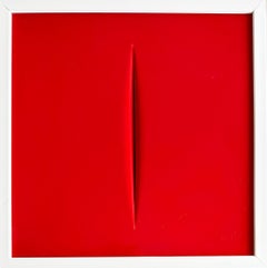Lucio Fontana (1899–1968) - Concetto Spaziale - Vacuum-formed plastic object
