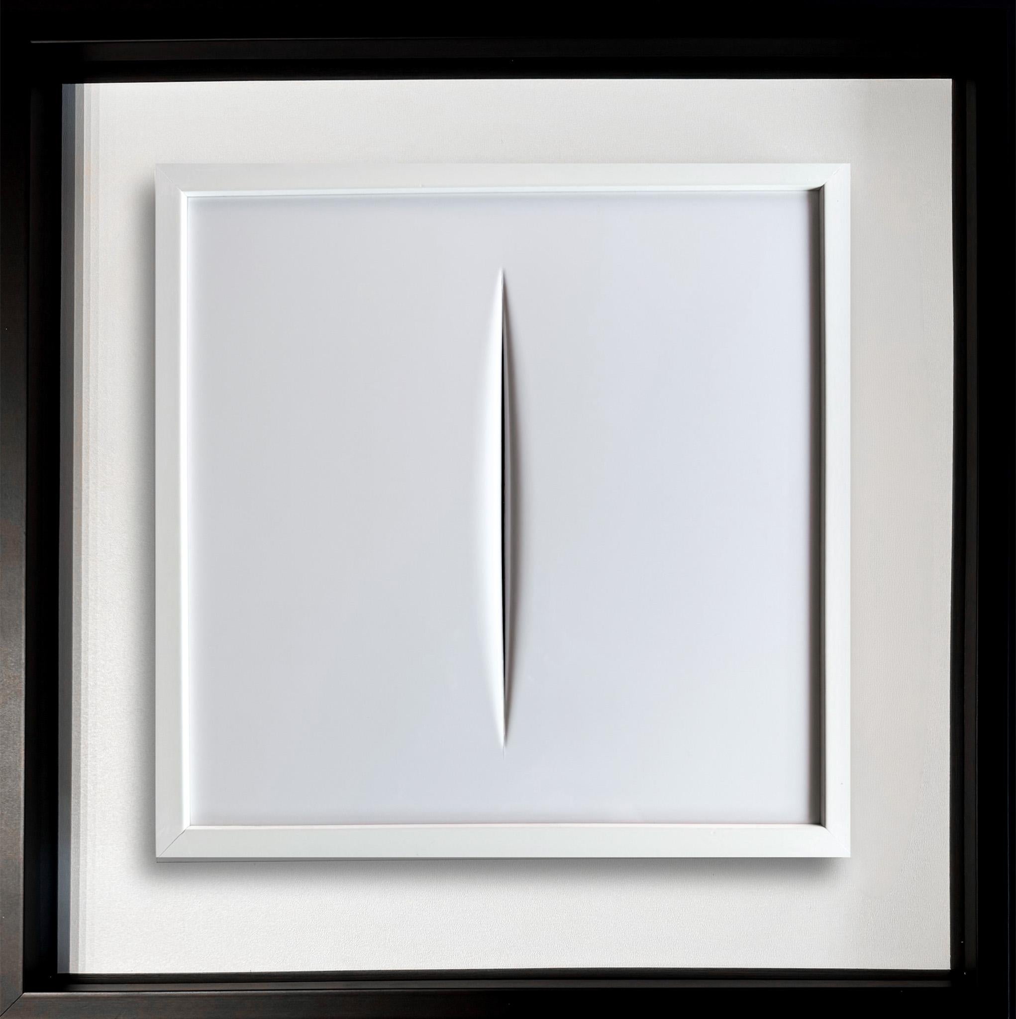 Lucio Fontana (1899–1968) - Concetto Spaziale - Vacuum-formed plastic object