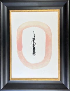Lucio Fontana ( 1899 – 1968 ) – hand-signed photo-lithograph on paper – 1963