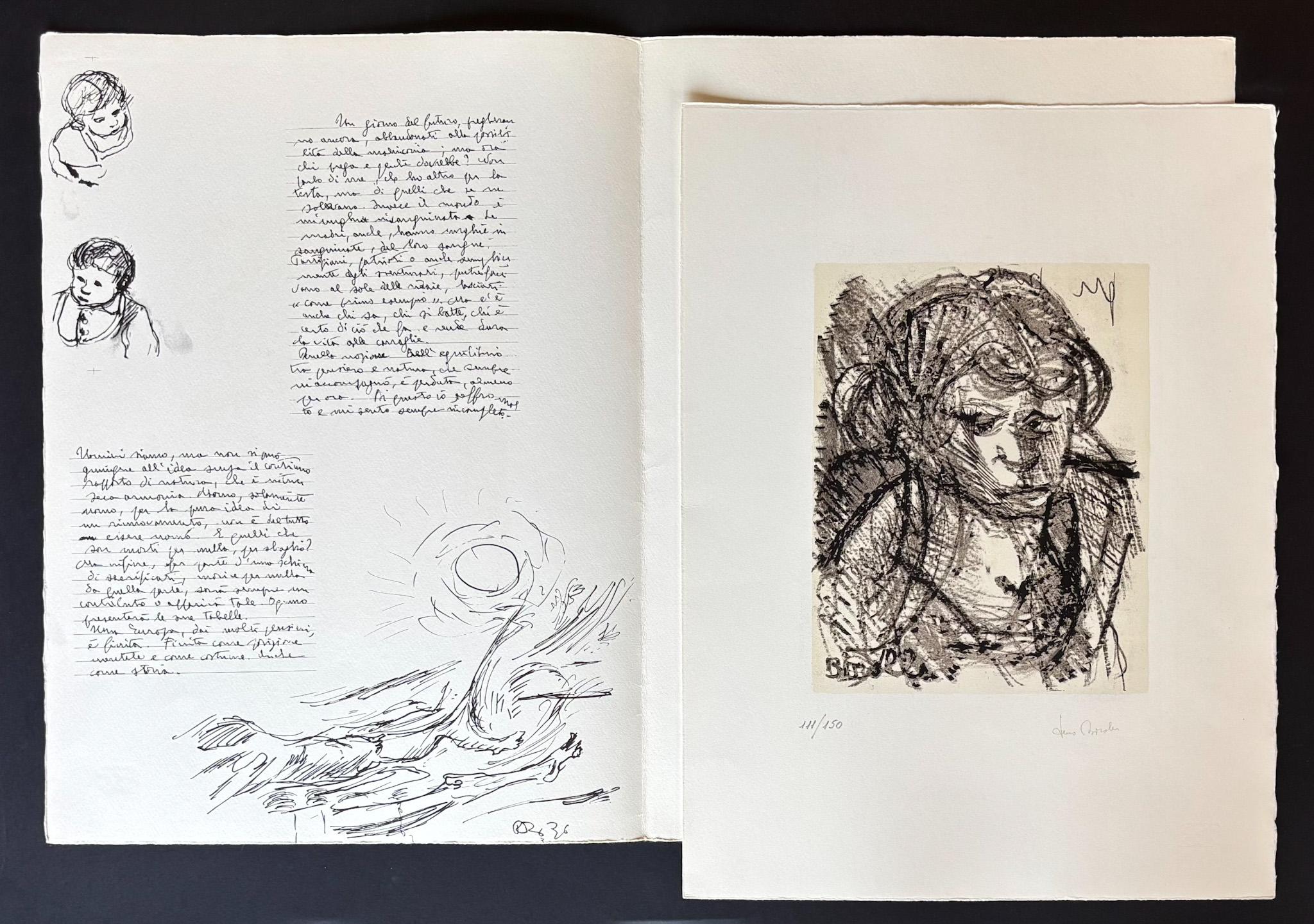 Lucio Fontana and other - CORRENTE litografie. 30 anni dopo – 1967 For Sale 13