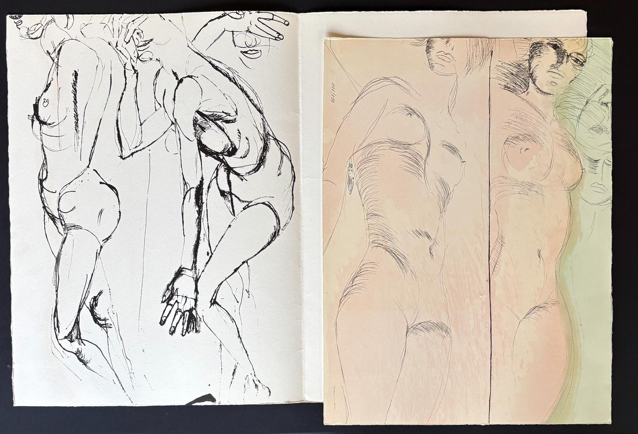 Lucio Fontana and other - CORRENTE litografie. 30 anni dopo – 1967 For Sale 14