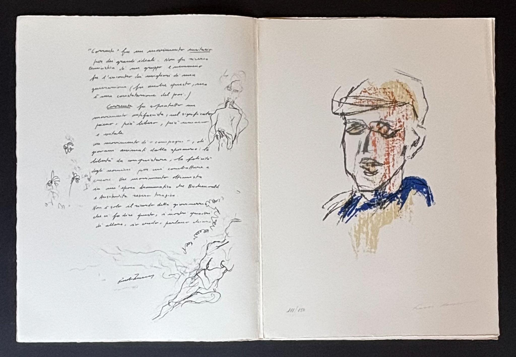 Lucio Fontana and other - CORRENTE litografie. 30 anni dopo – 1967 For Sale 15