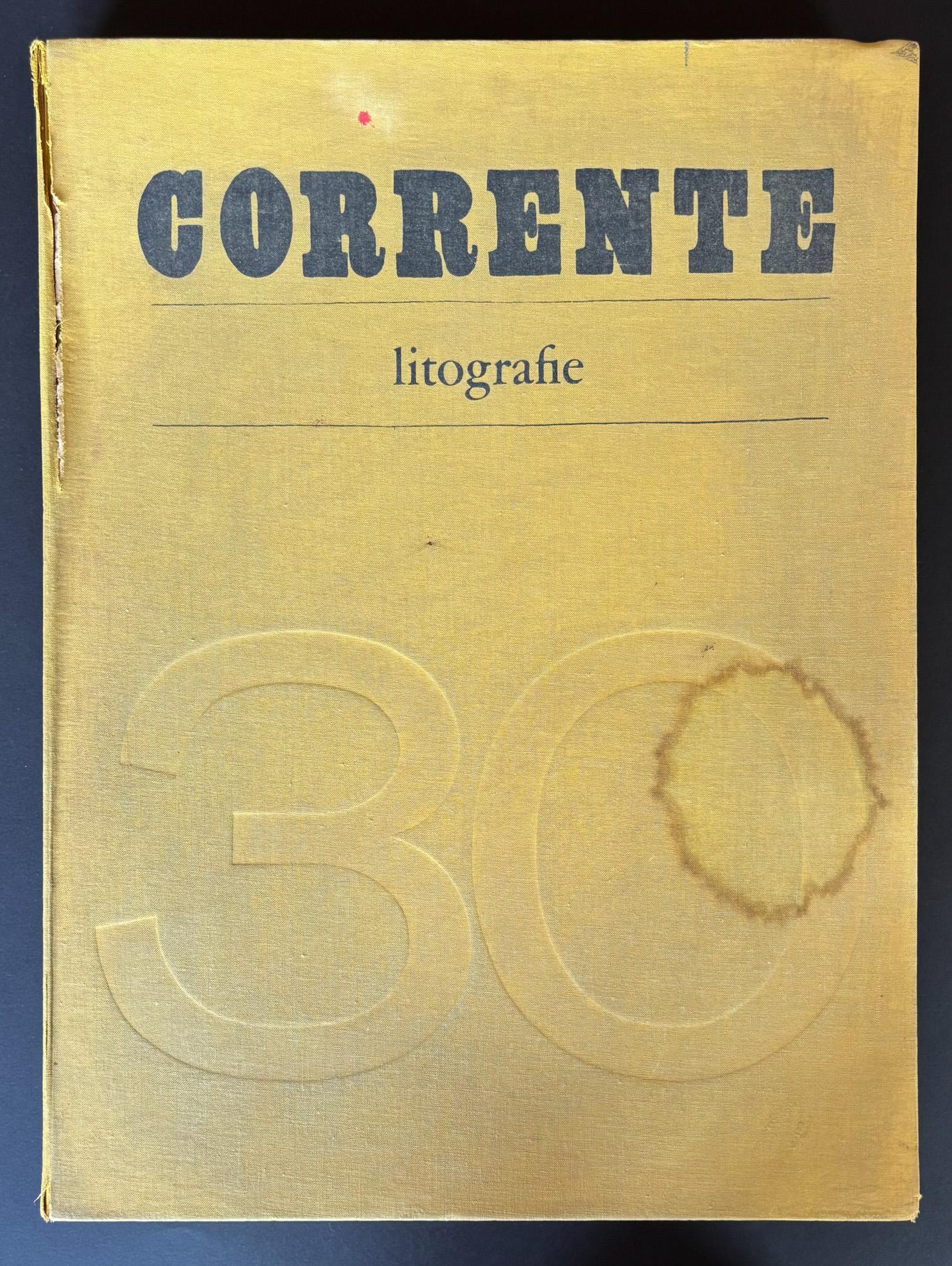 Lucio Fontana and other - CORRENTE litografie. 30 anni dopo – 1967 For Sale 17