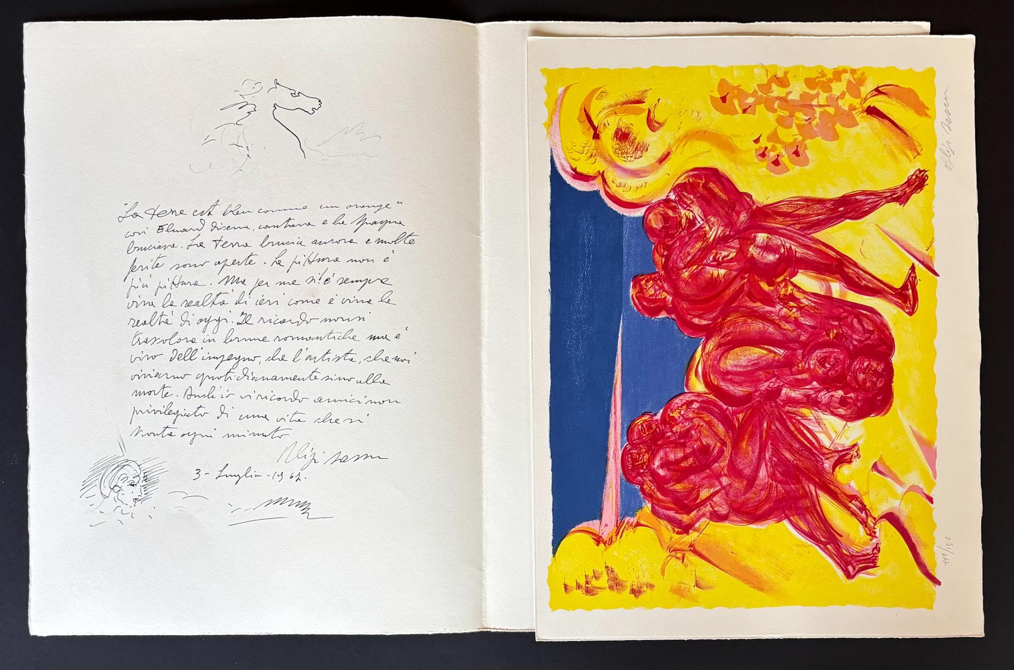 Lucio Fontana and other - CORRENTE litografie. 30 anni dopo – 1967 For Sale 7