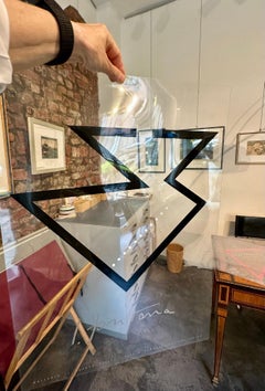 LUCIO FONTANA, Transparent Spatial Concept, 1968