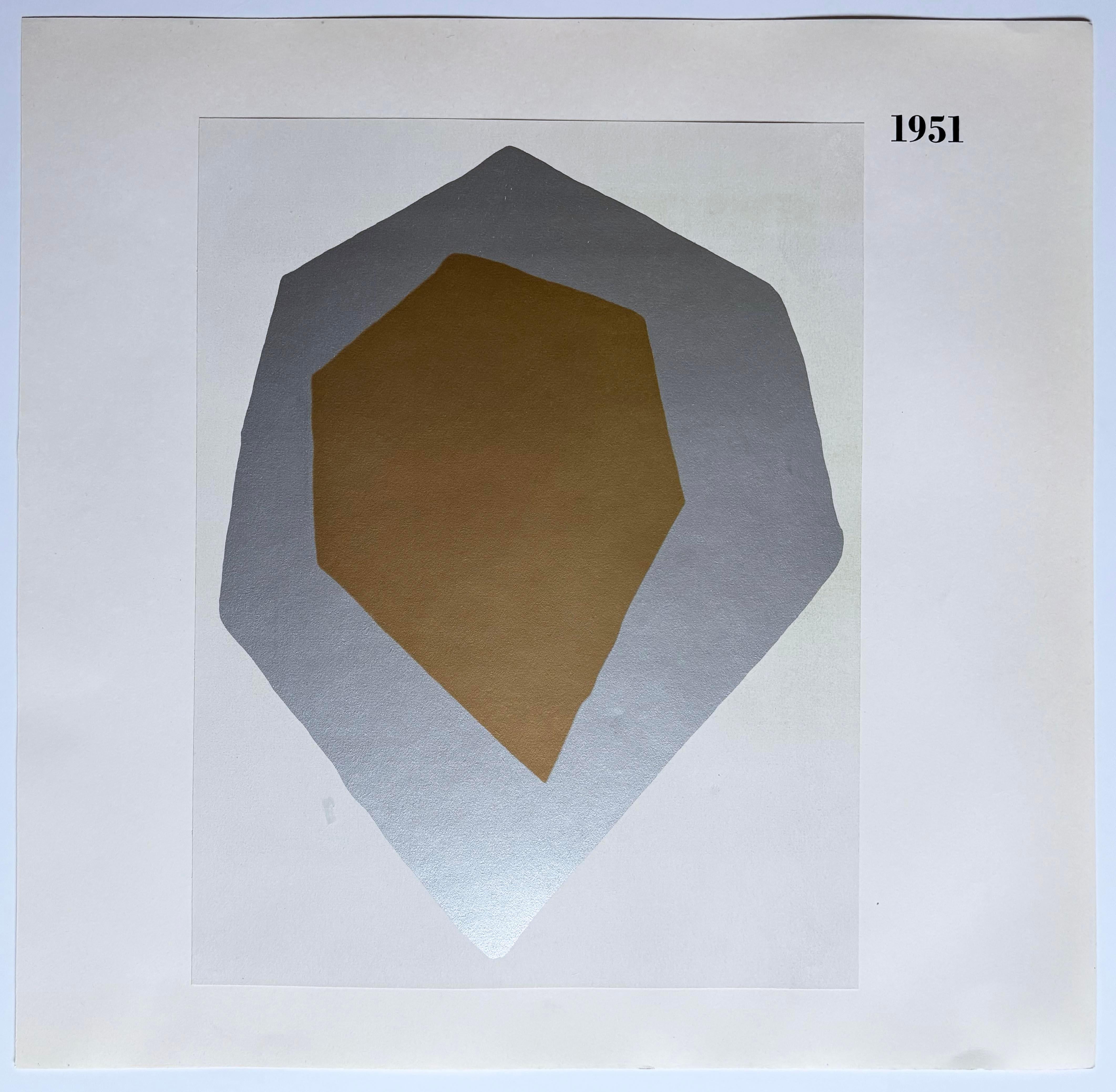 Lucio Fontana Conjunto de 4 sin título (Concetto Spaziale) en venta 3