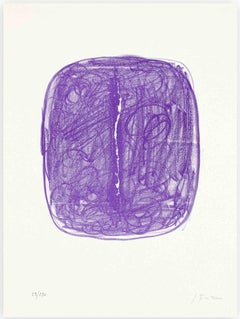 « Space Concept » (Concetto Spaziale) – Lithographie de Lucio Fontana – 1967
