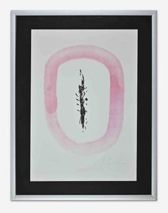 Untitled - Photolithograph by Lucio Fontana - 1963