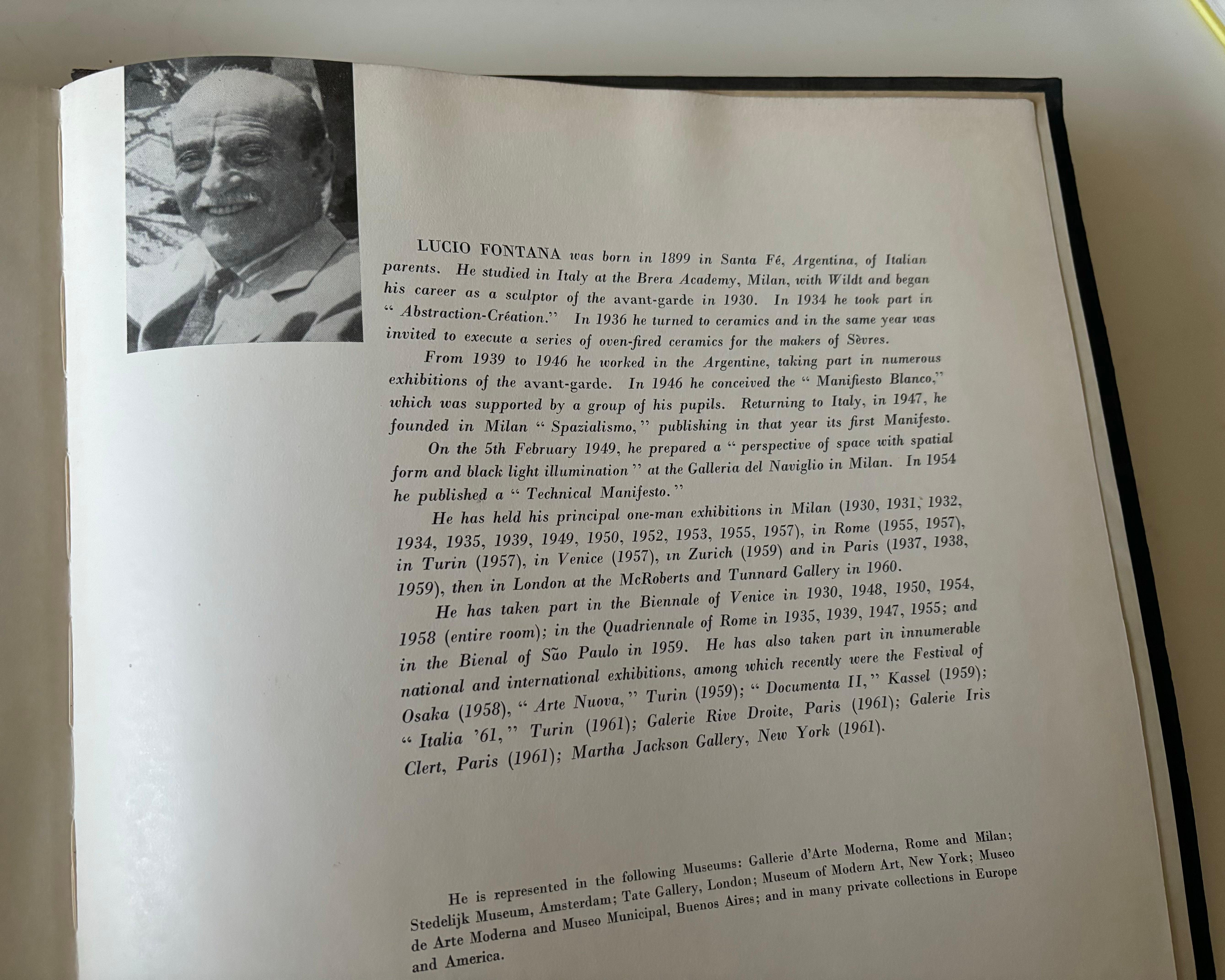 Senza titolo (Concetto Spaziale) - Print Astratto di Lucio Fontana