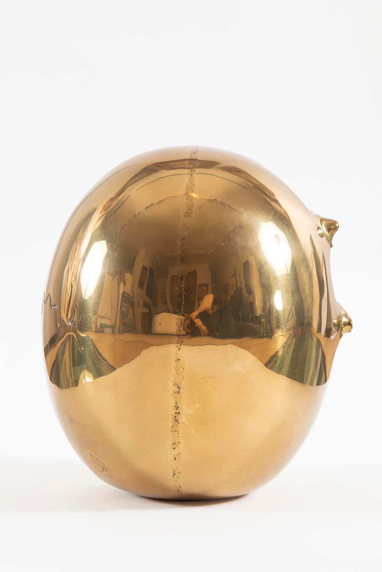 Concetto Spaziale, Fontana, années 1960, Arte Povera, laiton, sculpture, design, Italie 6