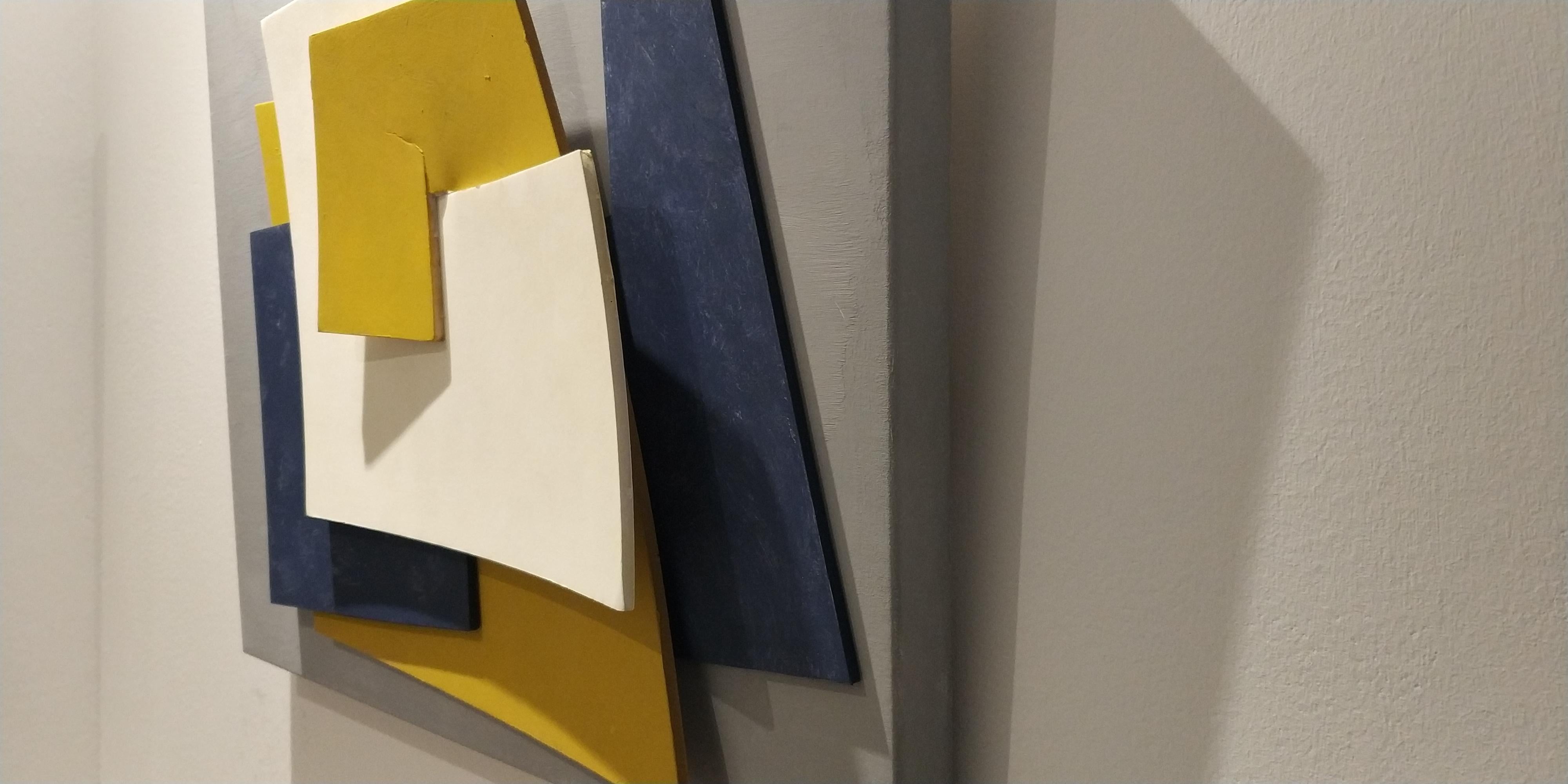 Lucio Perna, Fragilità invisibili, carved cardboard on canvas, 2022, 40x50x7cm For Sale 4