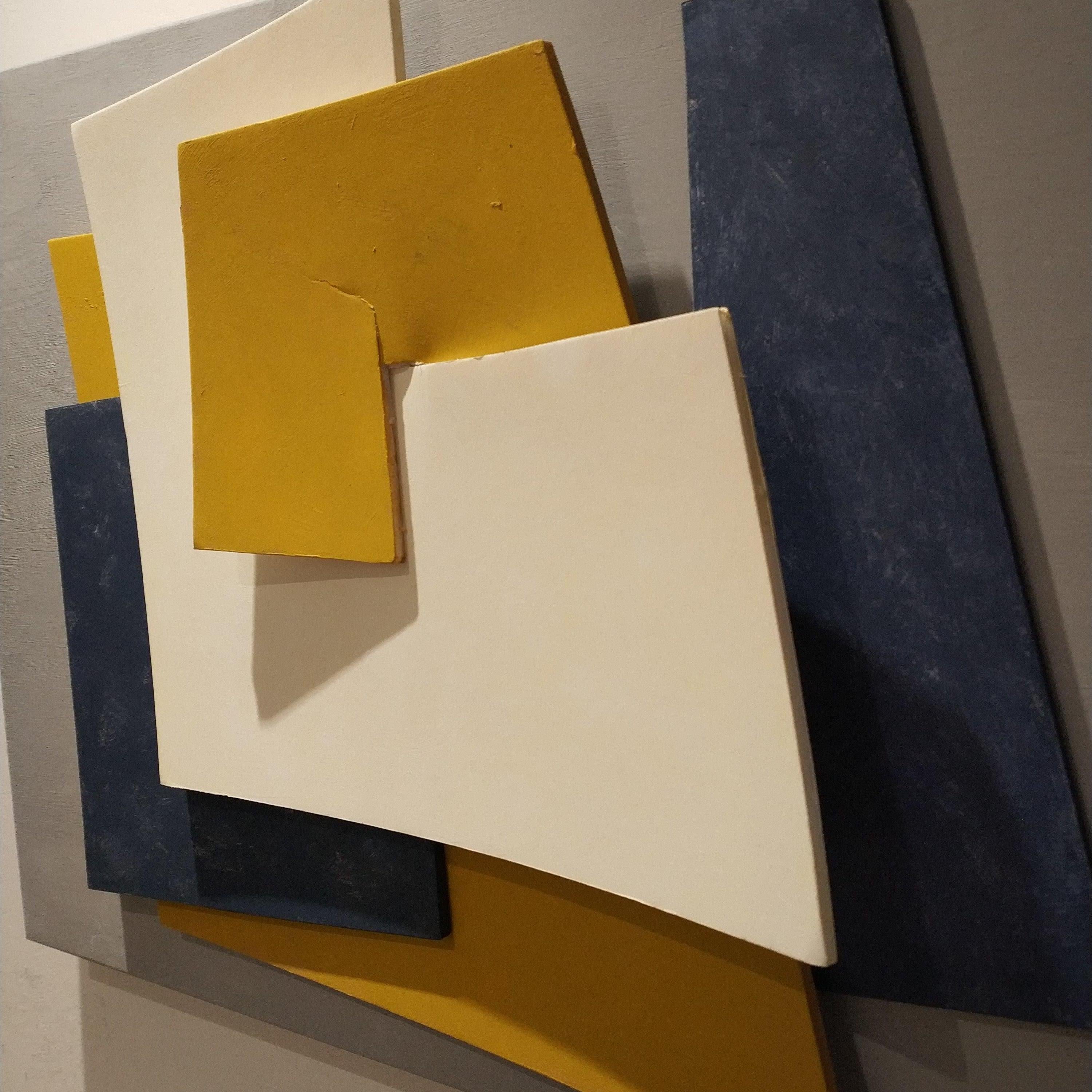 Lucio Perna, Fragilità invisibili, carved cardboard on canvas, 2022, 40x50x7cm For Sale 7