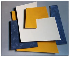Lucio Perna, Fragilità invisibili, cartone intagliato su tela, 2022, 40x50x7cm
