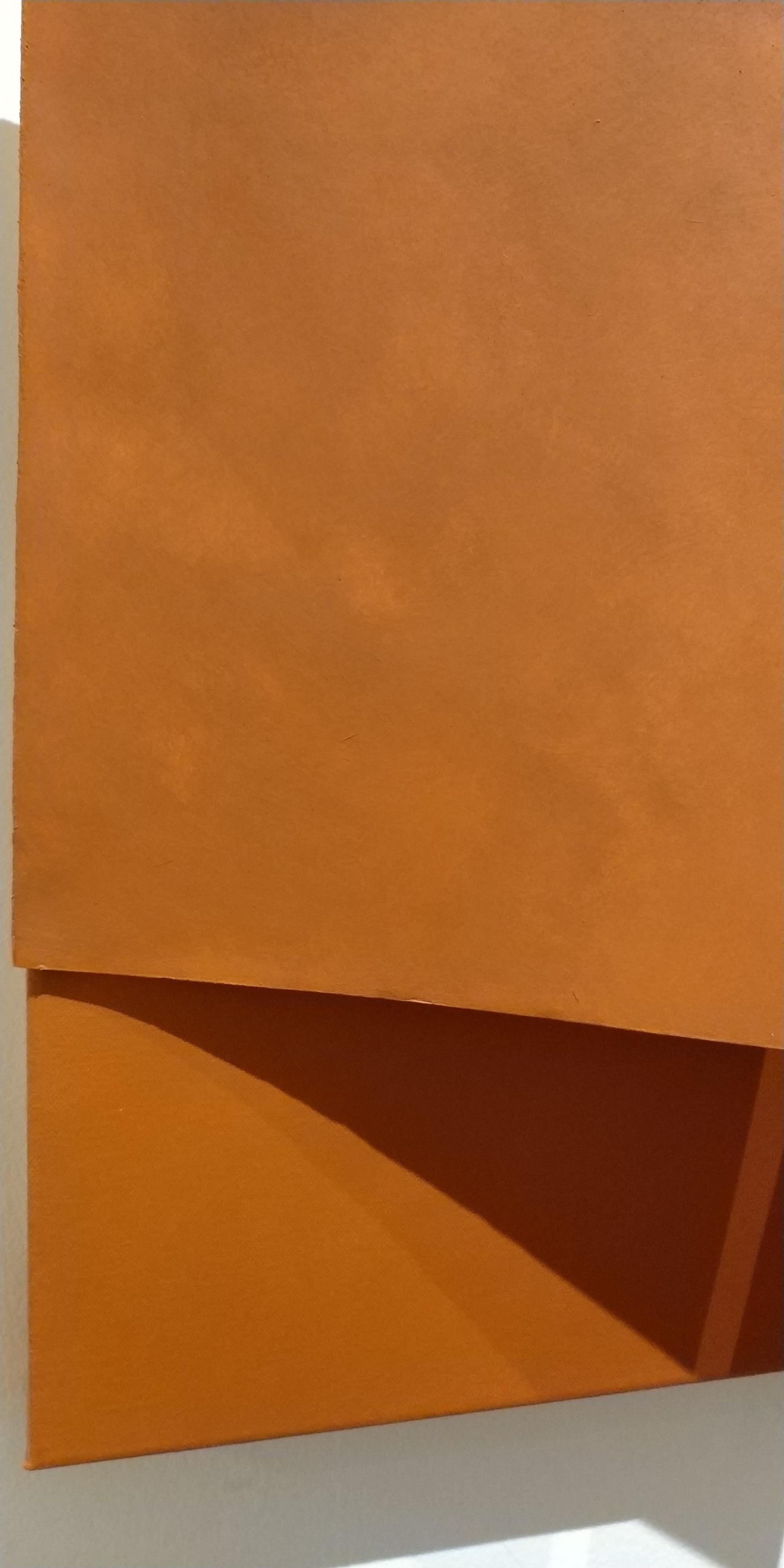 Lucio Perna, Surrogate cities, carved cardboard on canvas, 2020, 50x50x7cm For Sale 3