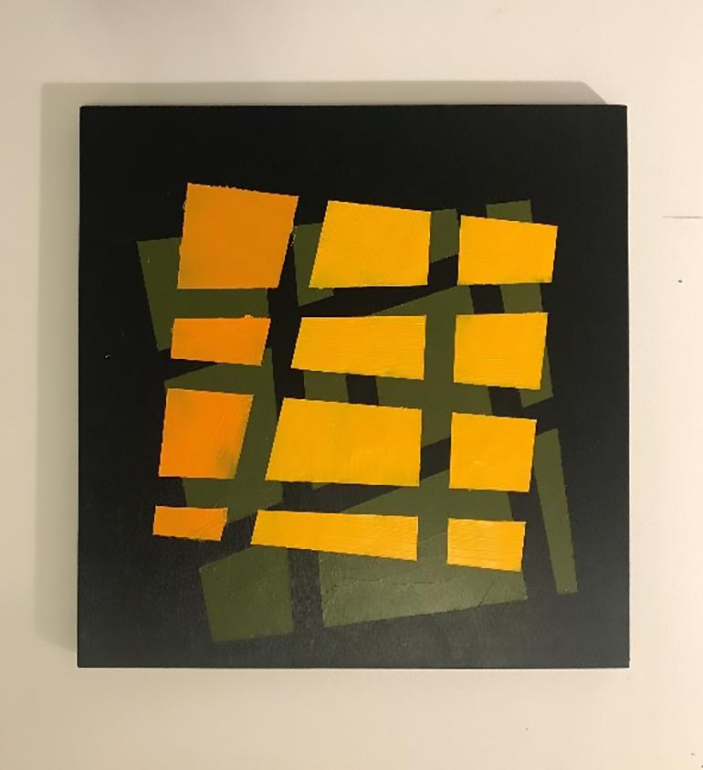 Crossed Matters - Painting by Lucio Pozzi