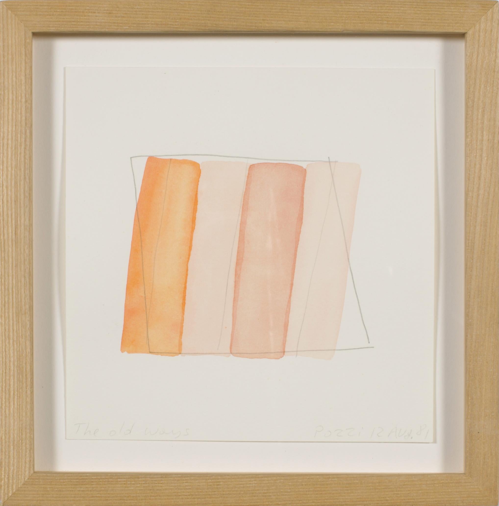 Lucio Pozzi Abstract Painting - The Old Ways