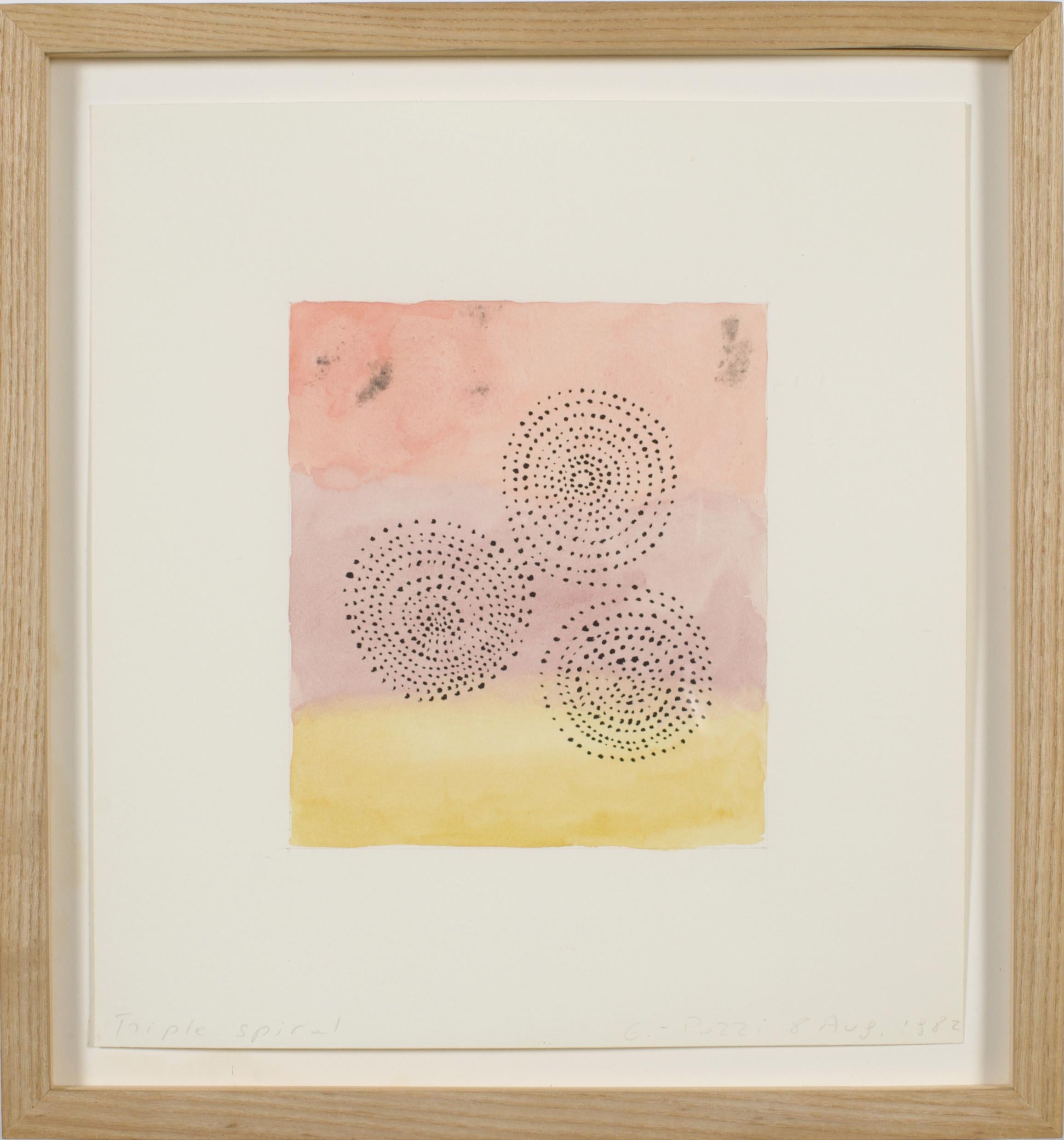 Abstract Painting di Lucio Pozzi - Tripla spirale