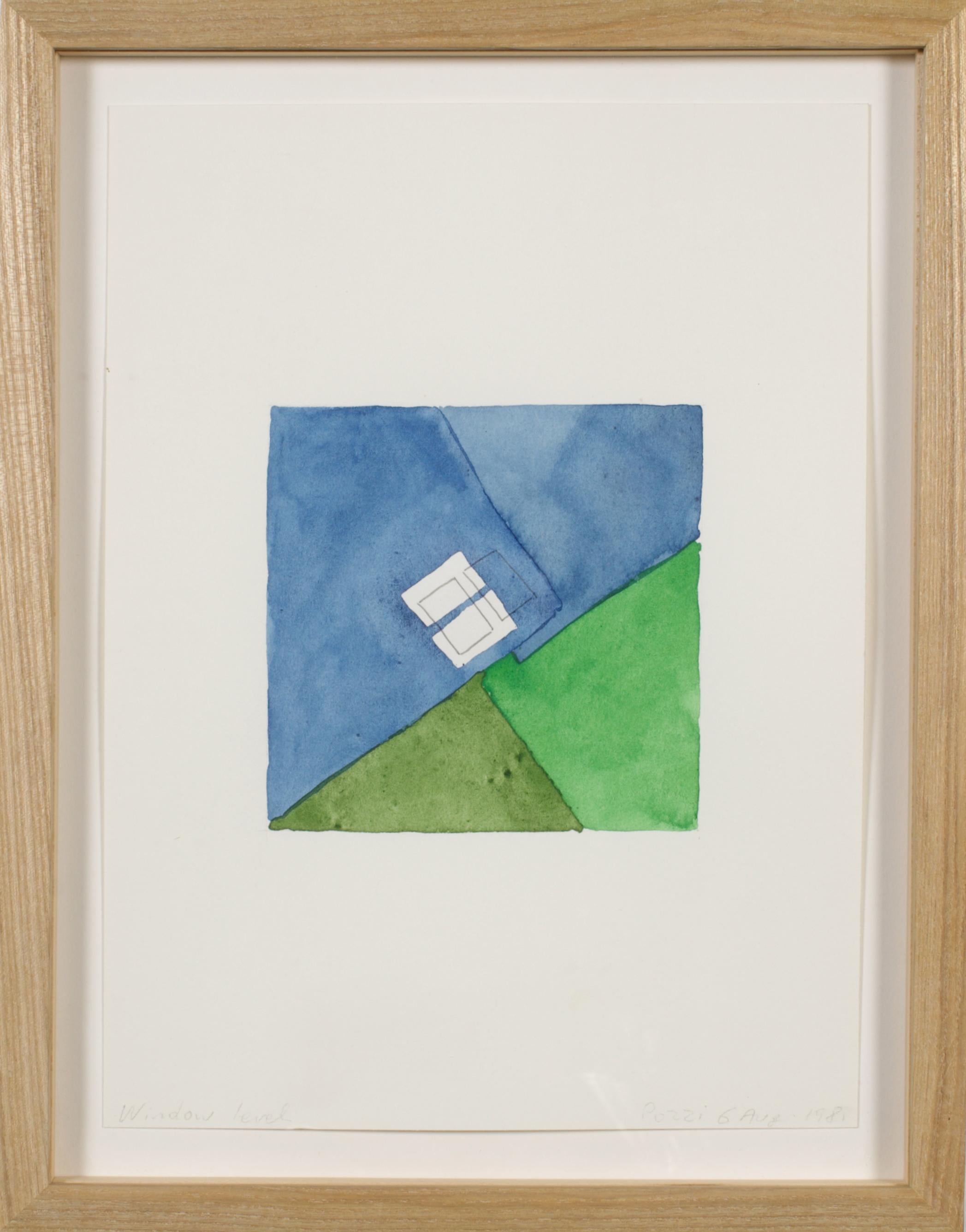 Abstract Painting di Lucio Pozzi - Livello della finestra