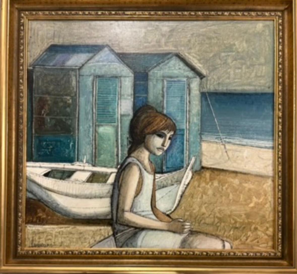 "Dame am Strand"