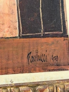 "Signora con cesto di frutta"