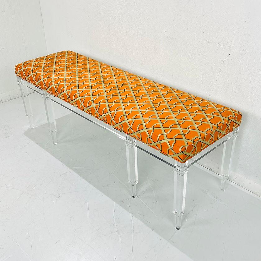lucite bench