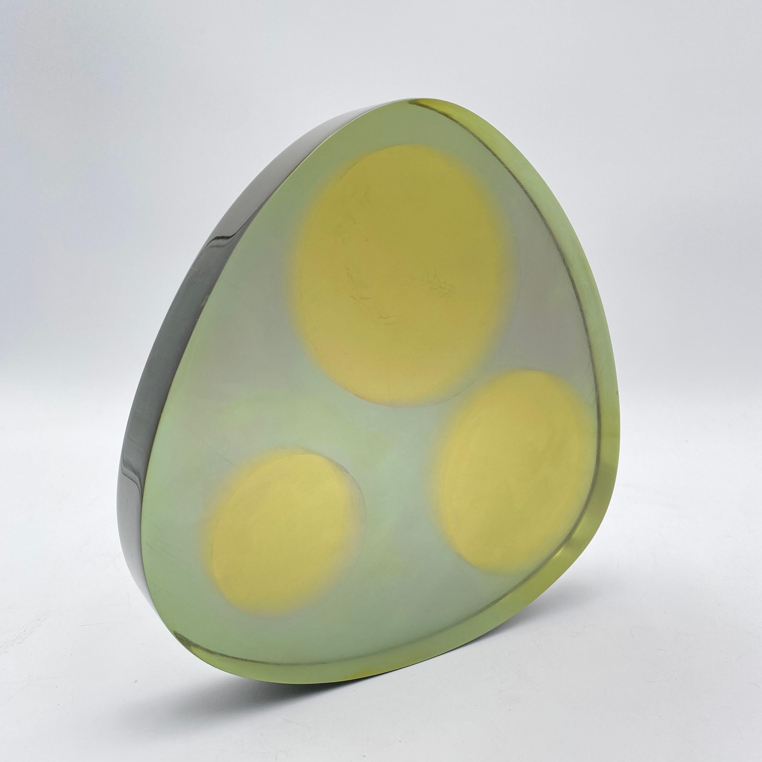American Lucite Abstract Art Sculpture 20th Century For Sale