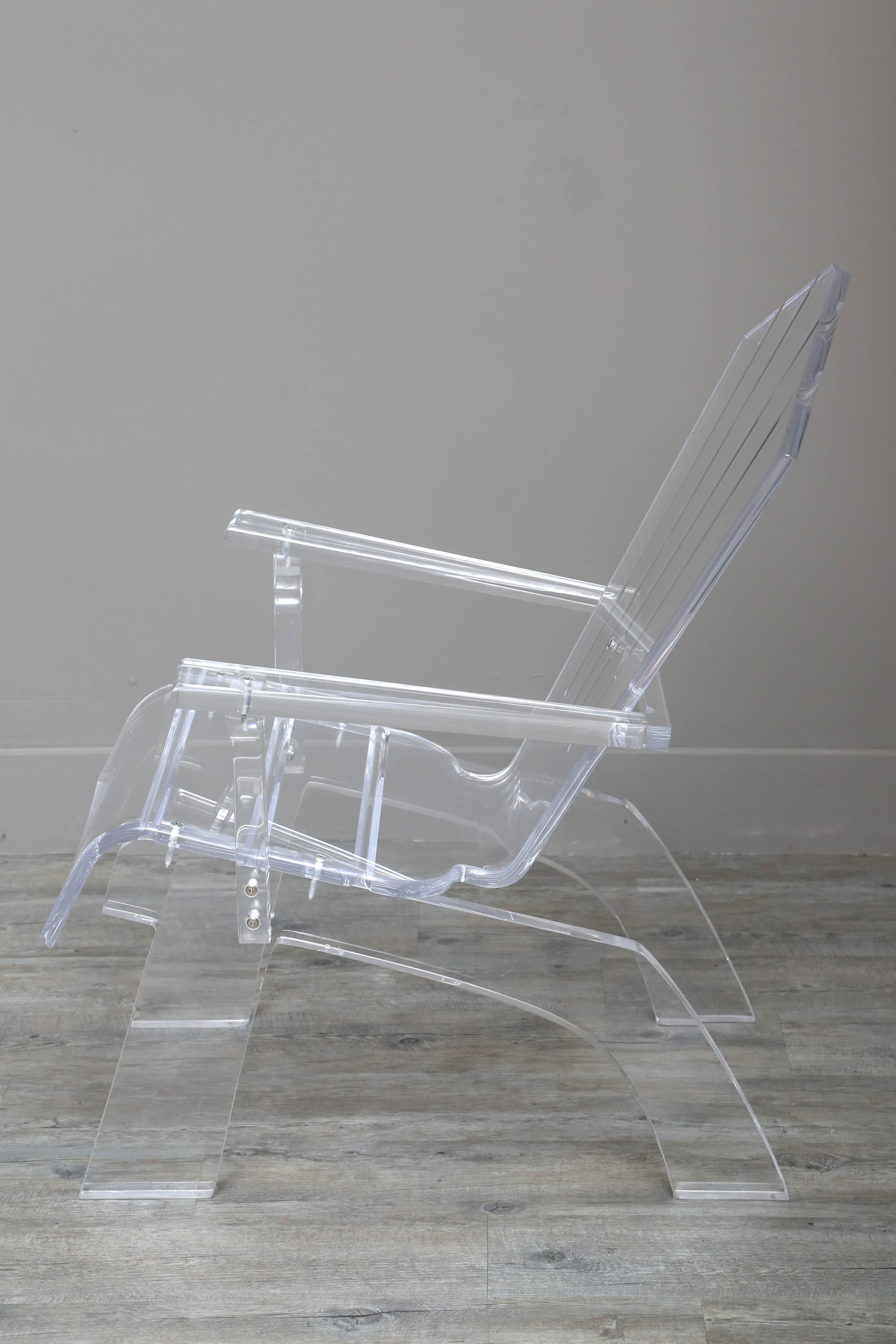 Lucite Adirondack Chair by Serge de Troyer, USA, 2009 1