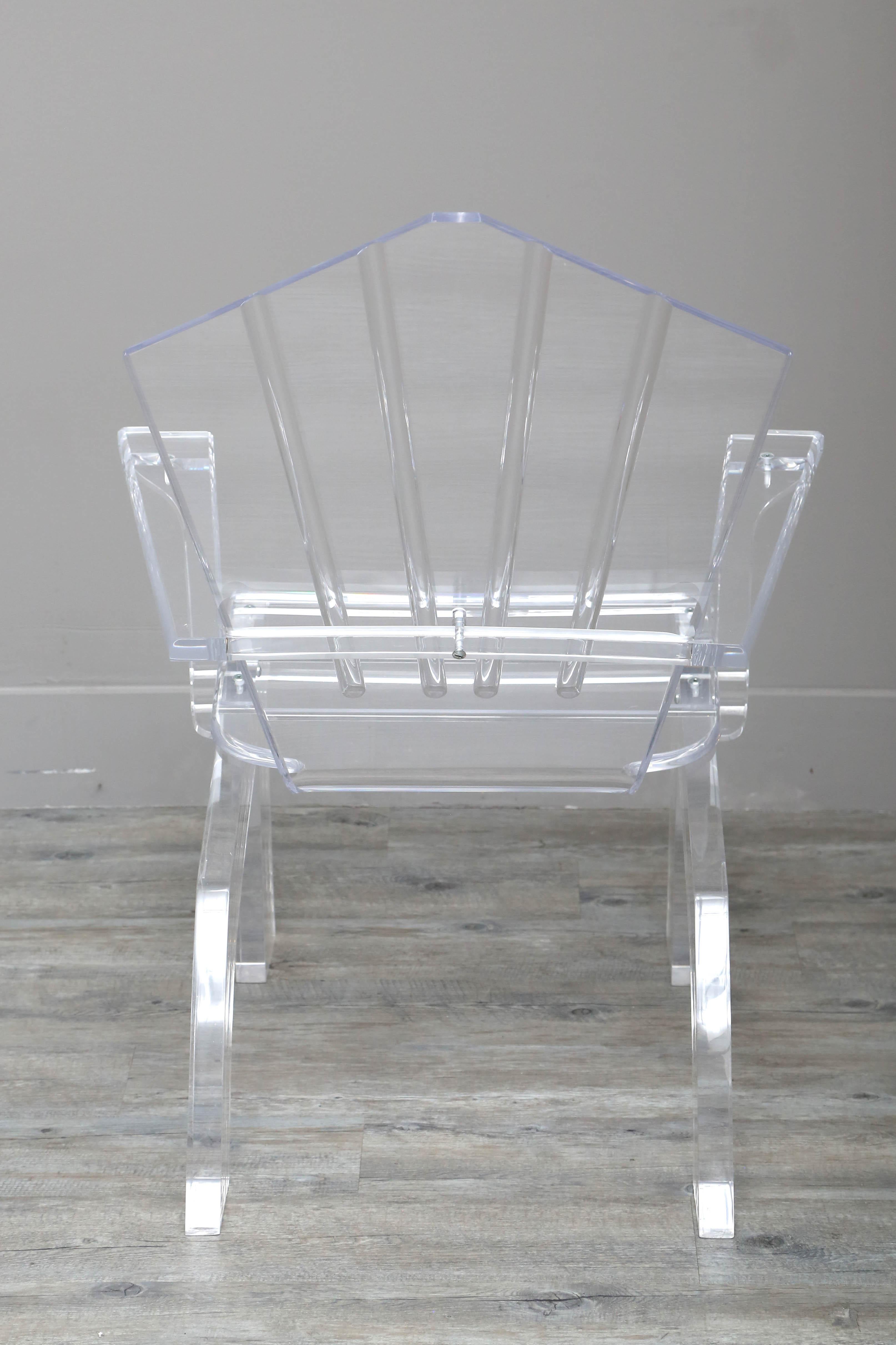 Lucite Adirondack Chair by Serge de Troyer, USA, 2009 2