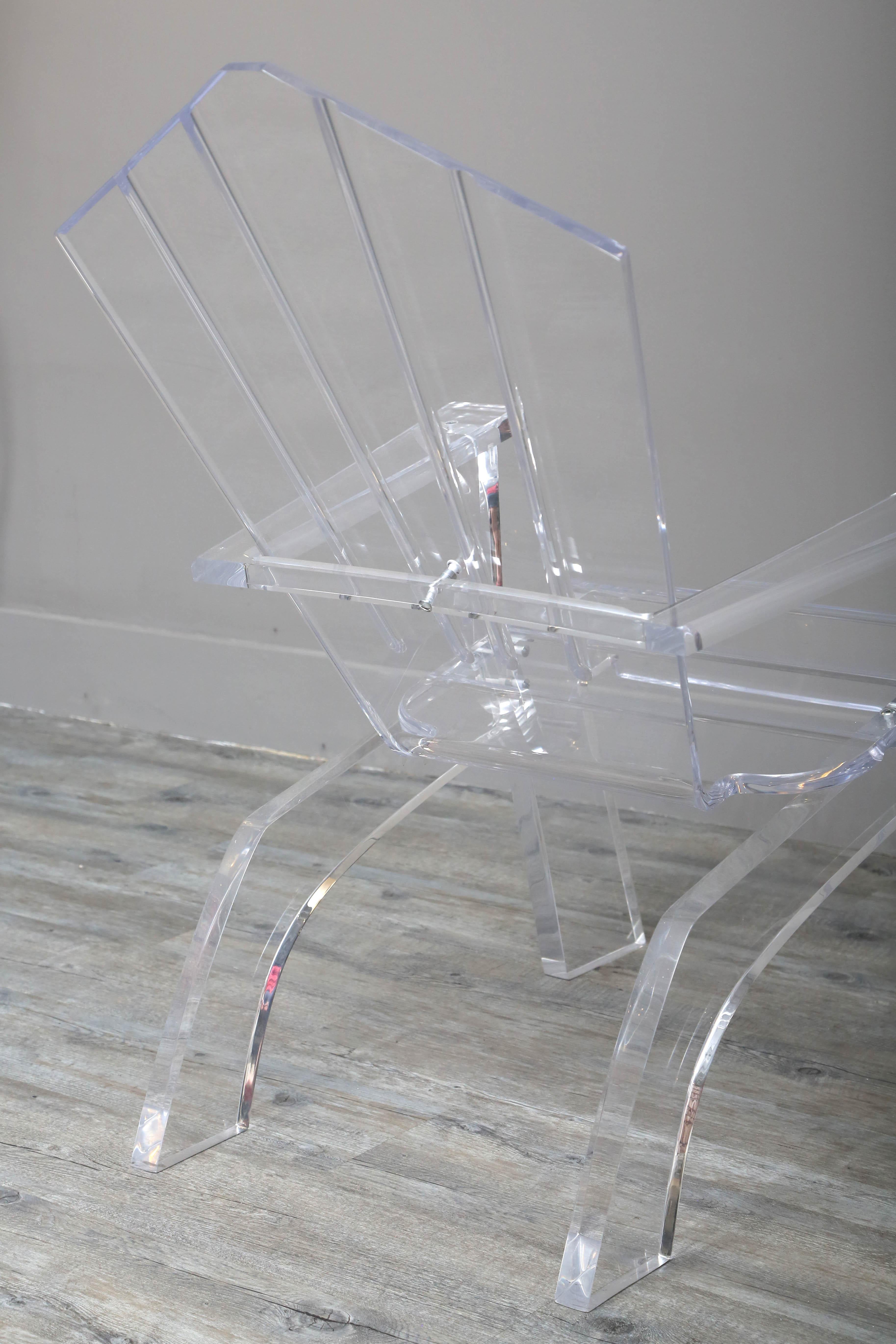 Lucite Adirondack Chair by Serge de Troyer, USA, 2009 3