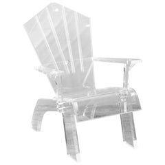 Lucite Adirondack Chair by Serge de Troyer, USA, 2009