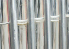 Lucite and Aluminum Acrylic Wall Divider by Charles Hollis Jones