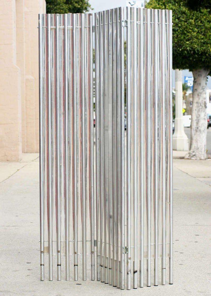 Lucite and Aluminum Acrylic Wall Divider by Charles Hollis Jones For