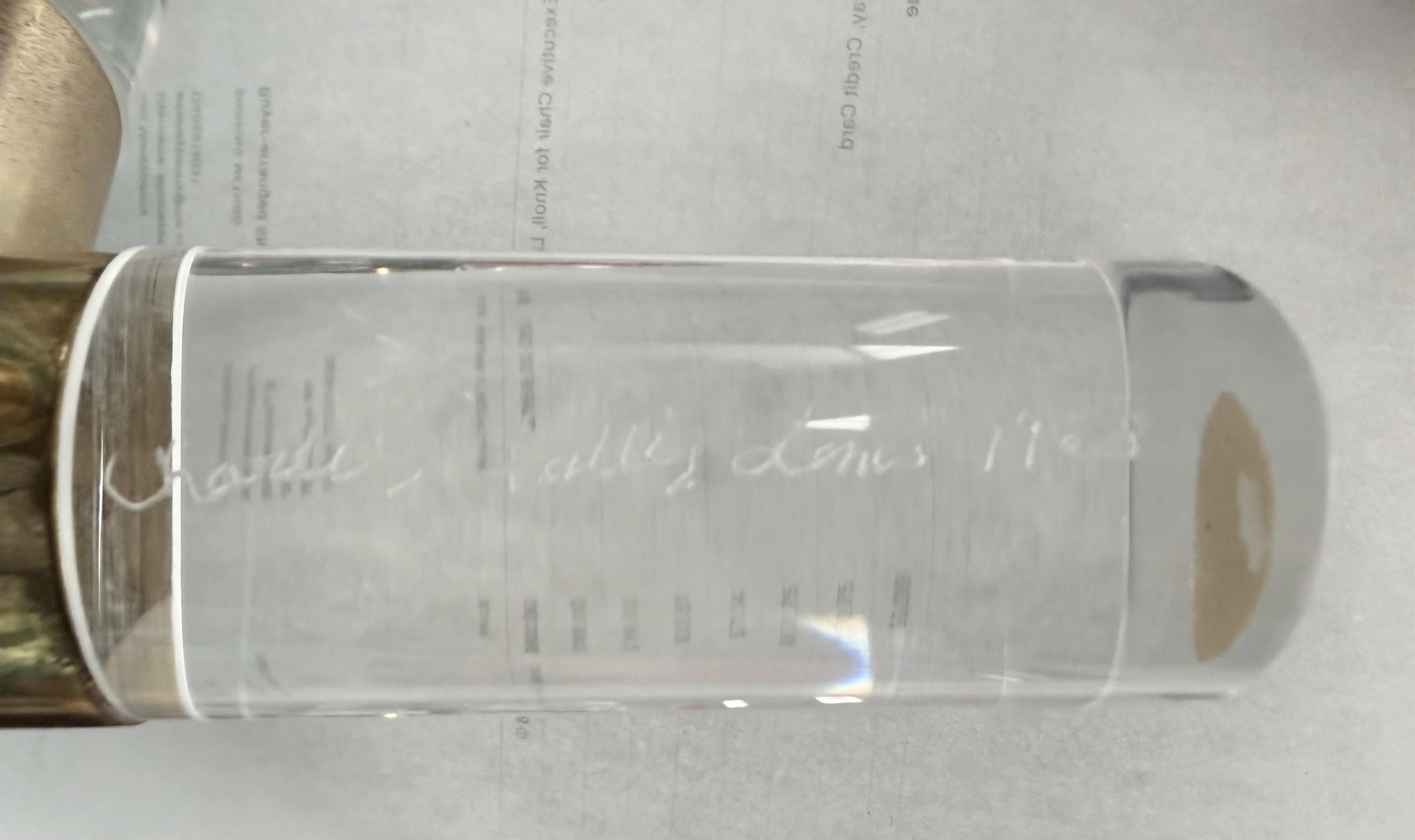 Lucite and Brass “Bamboo” Console Table by Charles Hollis Jones, USA, 1960s For Sale 13